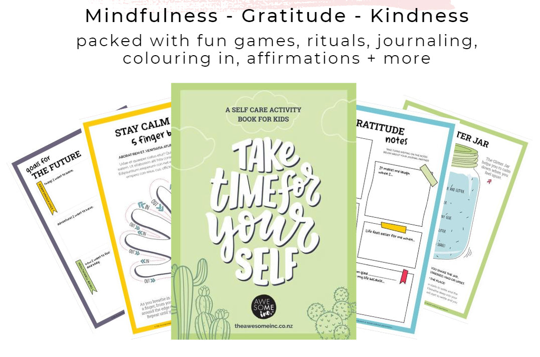 Self-Care Activity Book for Kids - Digital Download (age 5-12)