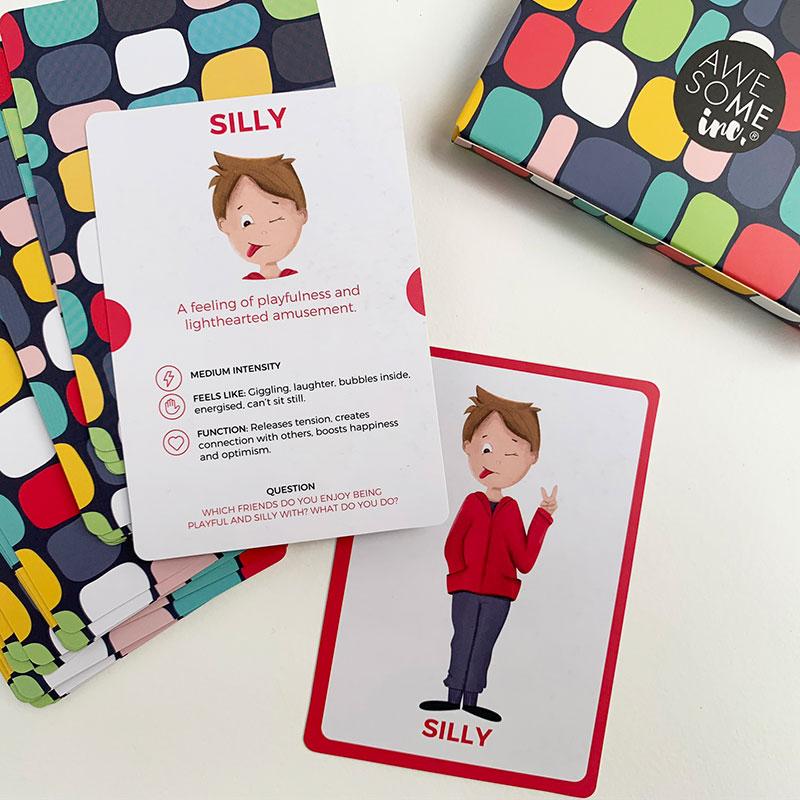 Silly card Emotional Warriors Card Game (age 3+)